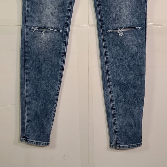 American Eagle Hi-Rise Jegging Distressed Ripped Knee Size 4 - Picture 4 of 7